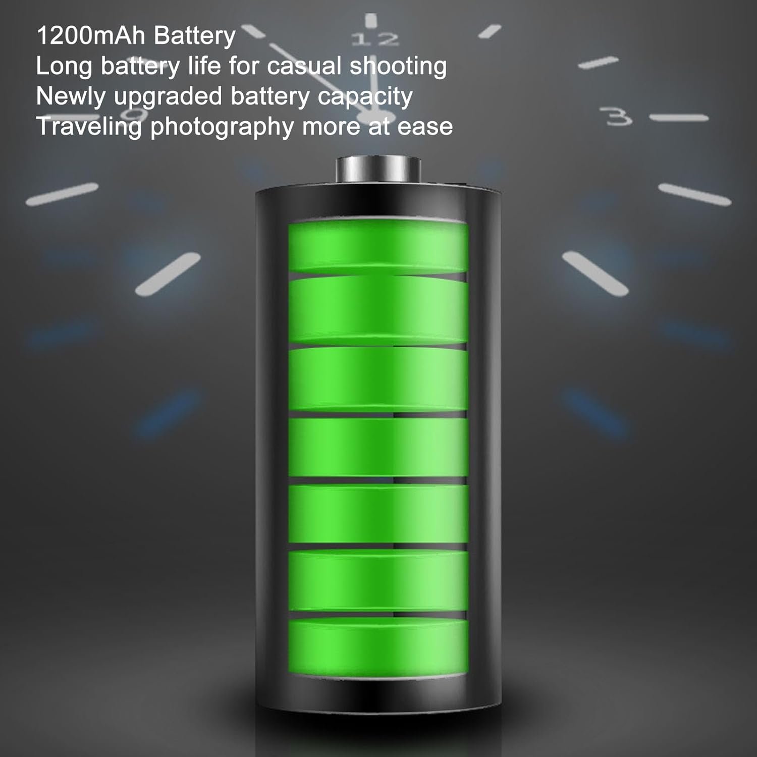 Digital Camera 4K, 64MP 20x Digital Zoom, 180° Flip Screen, Professional Lens Mirrorless Interchangeable Lens Camera with Wide Angle Lens for Photography (Black) - Image 4