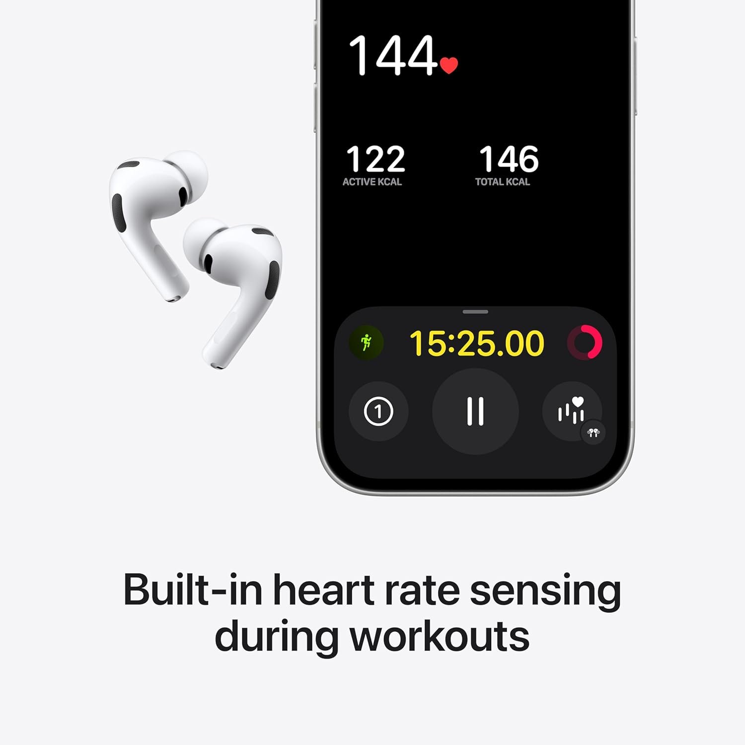 Apple AirPods Pro 3 Wireless Earbuds, Active Noise Cancellation, Live Translation, Heart Rate Sensing, Bluetooth Headphones, Spatial Audio, High-Fidelity Sound, USB-C Charging - Image 4