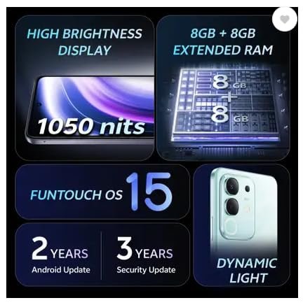 vivo T4X 5G, Glacial Teal (8GB, 128GB) - Image 8