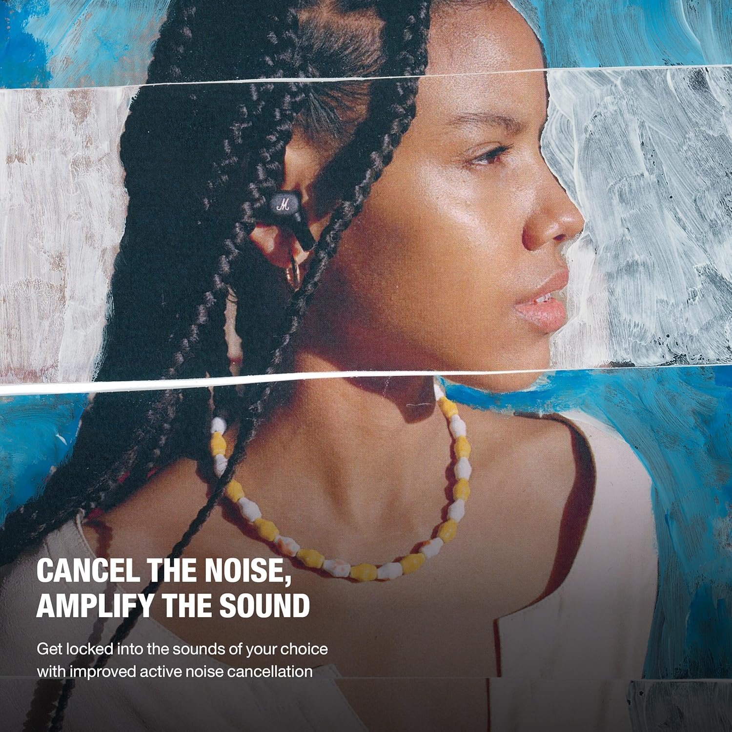 Marshall Motif II ANC - True Wireless Active Noise Cancelling Bluetooth Headphones, Earbuds, 30 Hours Playtime – Black - Image 3