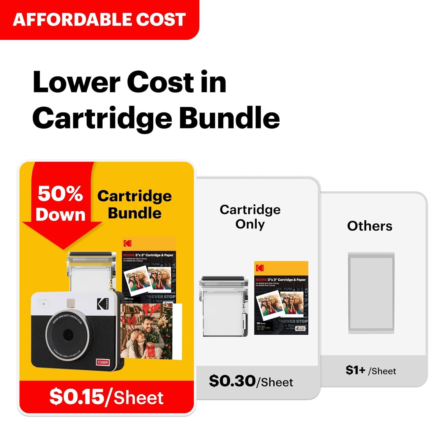 Kodak Mini Shot 3 Retro 2in1 + 68 Sheets Bundle - Image 3