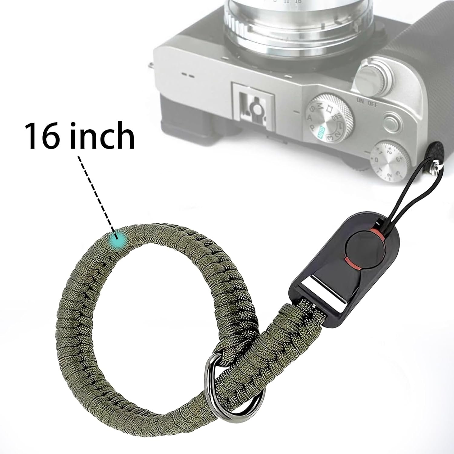 Camera Strap, Camera Wrist Strap, Adjustable Quick Release Camera Hand Strap,Hand Grip Camera Wrist Strap for DSLR, Mirrorless & Action Cameras - Image 3