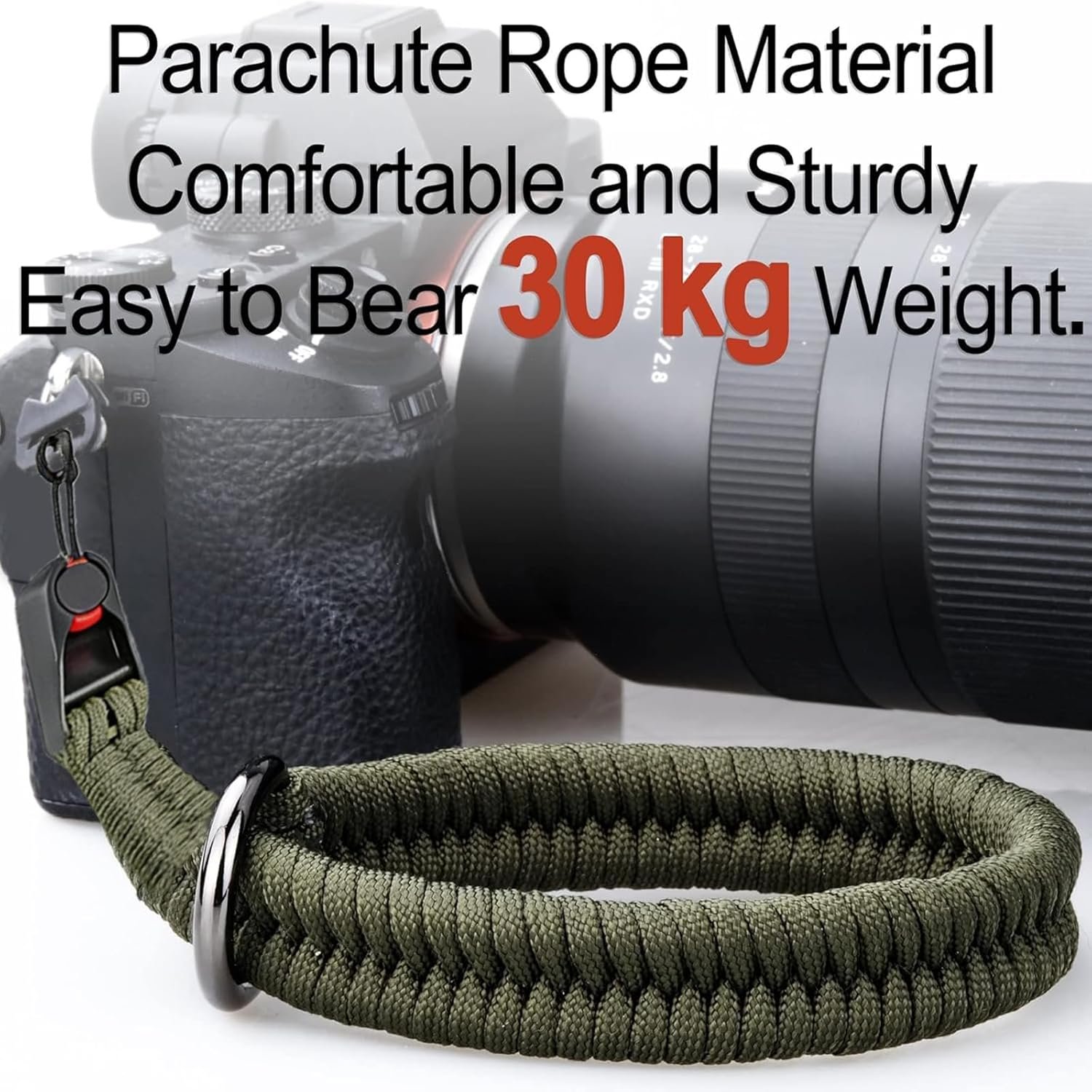 Camera Strap, Camera Wrist Strap, Adjustable Quick Release Camera Hand Strap,Hand Grip Camera Wrist Strap for DSLR, Mirrorless & Action Cameras - Image 5