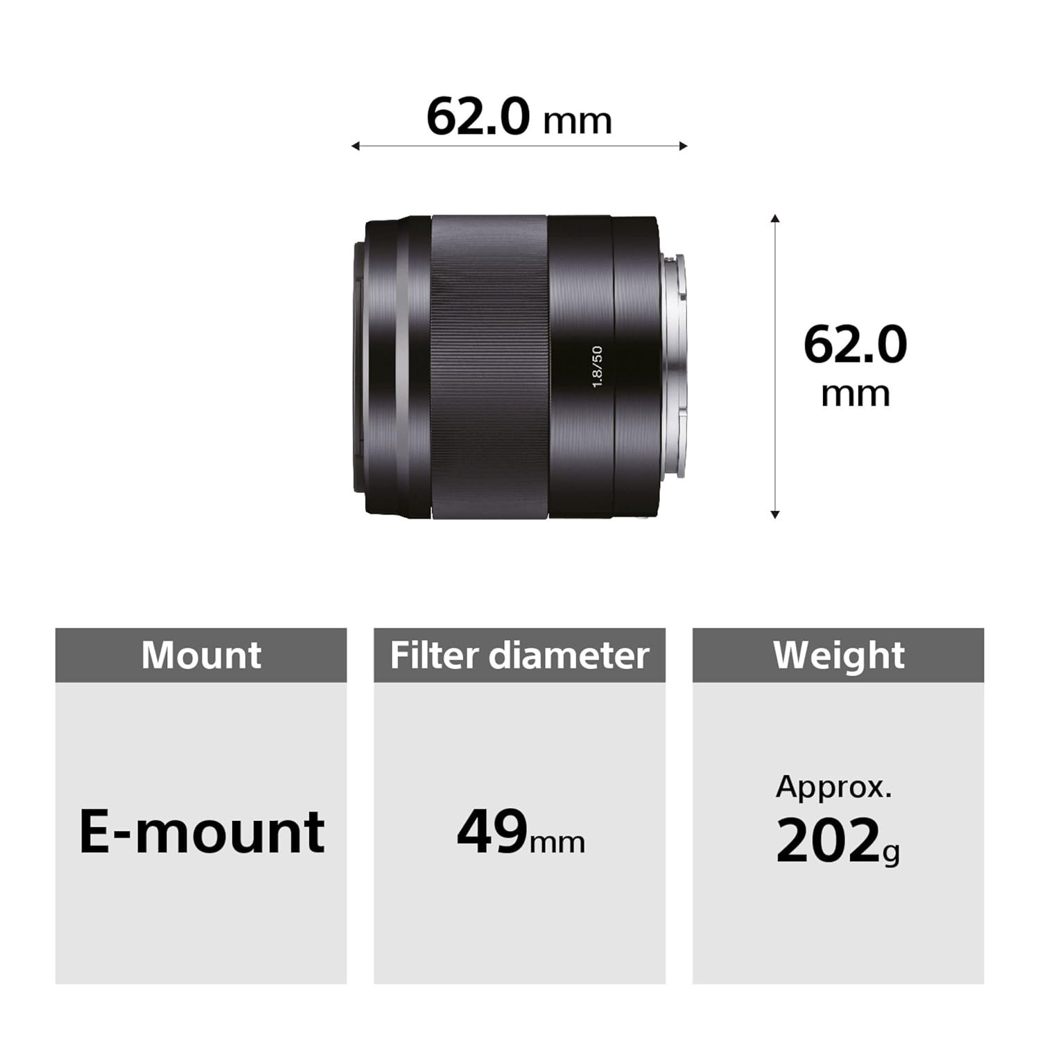 Sony E Mount E 50mm F1.8 OSS APS-C Lens (SEL50F18) | Standard Prime | Portrait Photography - Image 7