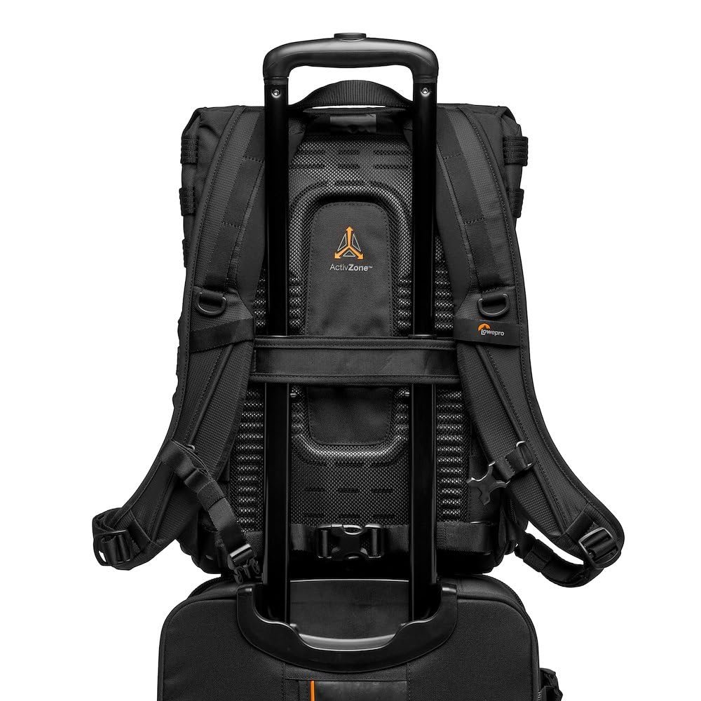 Lowepro Polyester Protactic BP 300 AW II Mirrorless And DSLR Backpack - With Quickshelf Divider System - Camera Gear To Personal Belongings - For Mirrorless Like Sony Apha9 - LP37265-PWW, Black - Image 3