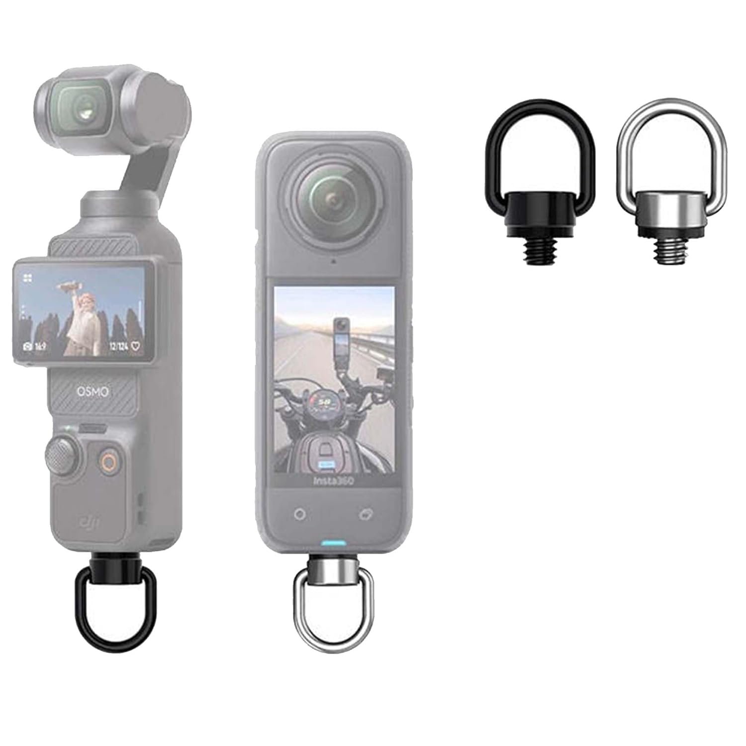 Stainless Steel D-Ring Camera Mounting Screw, 1/4-Inch, Silver, for DSLR and Mirrorless Cameras (D SILVER) - Image 4