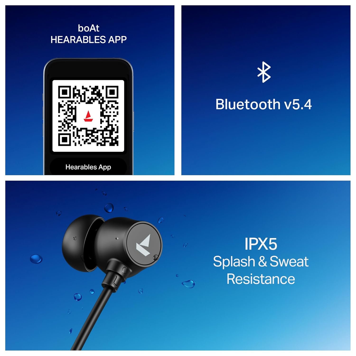 Boat 2025 Launch Rockerz 301 ANC, (~30dB) ANC, 13mm Drivers,ENx, 40ms Low Latency, Hall Switch, Stream Ad Free Music via App Support, Bluetooth Neckband, Wireless with Mic Earphones (Onyx Black) - Image 7