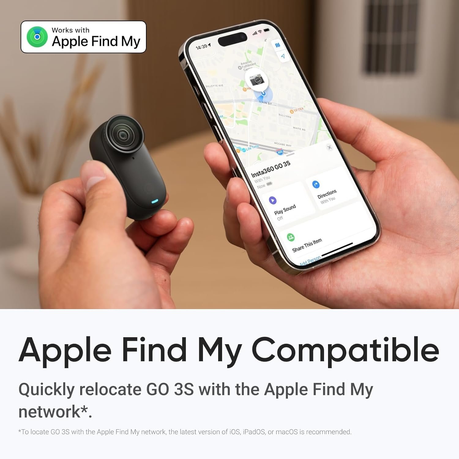 insta360 GO 3S - 64 GB Black 4K Tiny Portable Vlogging Camera, Hands-Free POVs, Mount Anywhere, Stabilization, 140 Min Battery Life, 10m Waterproof, Pet POV - Image 8