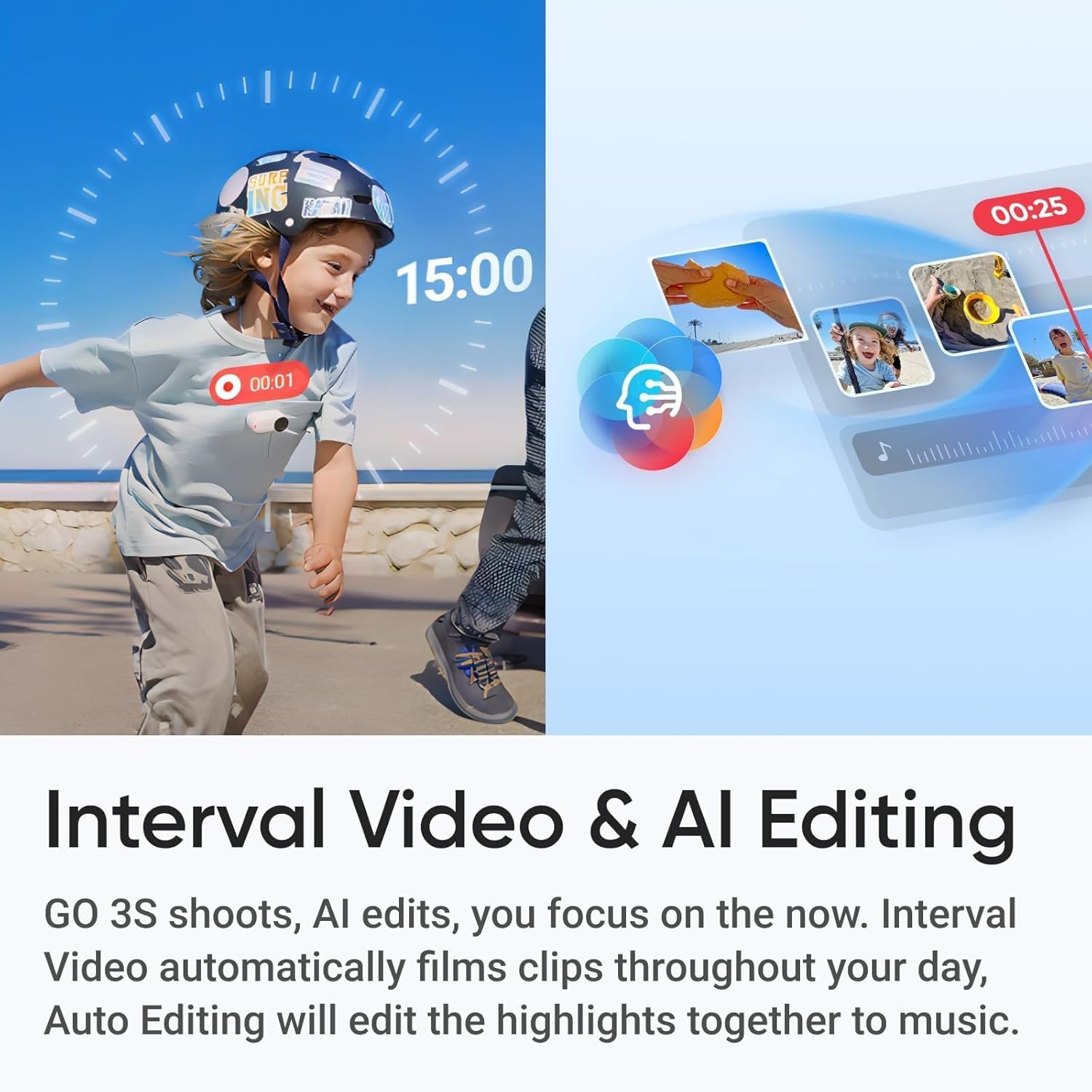 insta360 GO 3S - 64 GB Black 4K Tiny Portable Vlogging Camera, Hands-Free POVs, Mount Anywhere, Stabilization, 140 Min Battery Life, 10m Waterproof, Pet POV - Image 12