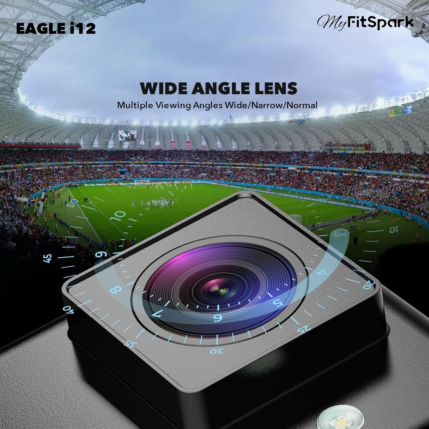 FitSpark Eagle i12 Real 4K WiFi Action Camera | 20MP Ultra HD Wide-Angle Lens | 1st-in-Class with Flashlight | EIS Stabilization | Wireless Remote | Full Accessories Kit Inside - Image 10