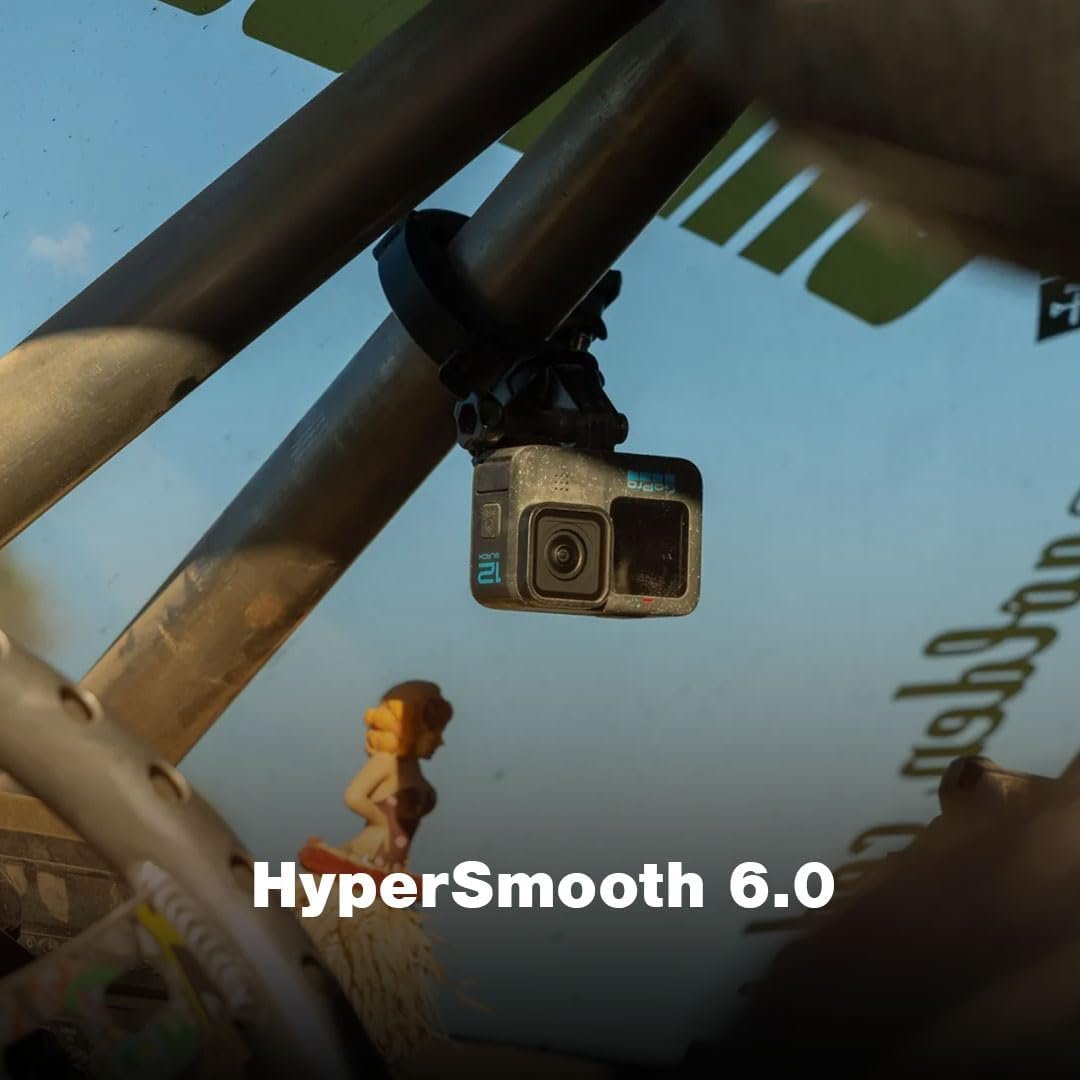 GoPro HERO12 Waterproof Action Camera with Front & Rear LCD Screens, 5.3K60 Ultra HD Video, HyperSmooth 6.0 + AutoBoost, Live Streaming with Enduro Battery (1-Yr International + 1-Yr India Warranty) - Image 4