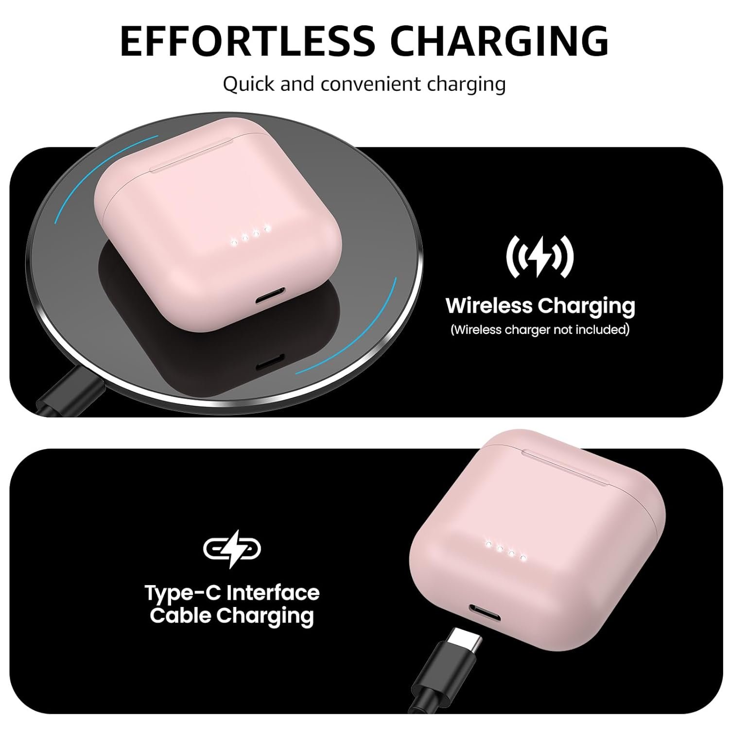 TOZO T6 (Ergonomic Edition) Wireless Earbuds Bluetooth 5.3 Headphones, Ergonomic Design in-Ear Headset, 50Hrs Playtime with Wireless Charging Case, APP EQ Customisable, IPX8 Waterproof, 2025 Version - Image 4