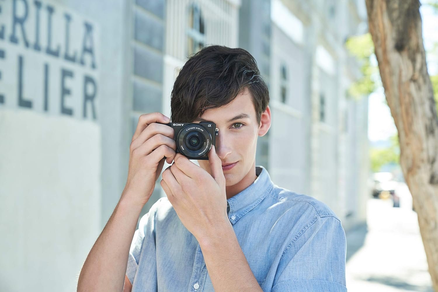 Sony New Alpha ILCE-6100K (Previously ILCE-6100L) with Upgraded SELP1650 (Ver 2) Power Zoom Lens | 24.2 MP | APS-C Sensor | Fast Auto Focus | 4K Vlogging Camera | Tiltable LCD – Black - Image 7