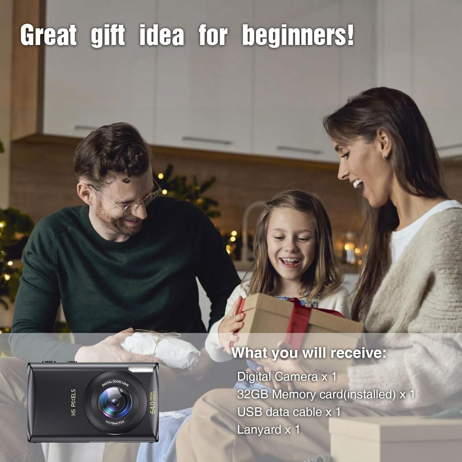 Sheawasy 4K Digital Camera Vlogging Camera Photography And Video 64Mp 18X Digital Zoom Compact Point And Shoot Digital Cameras Autofocus For Boys And Girls, Teens, Beginner, 32Gb Included - Image 8