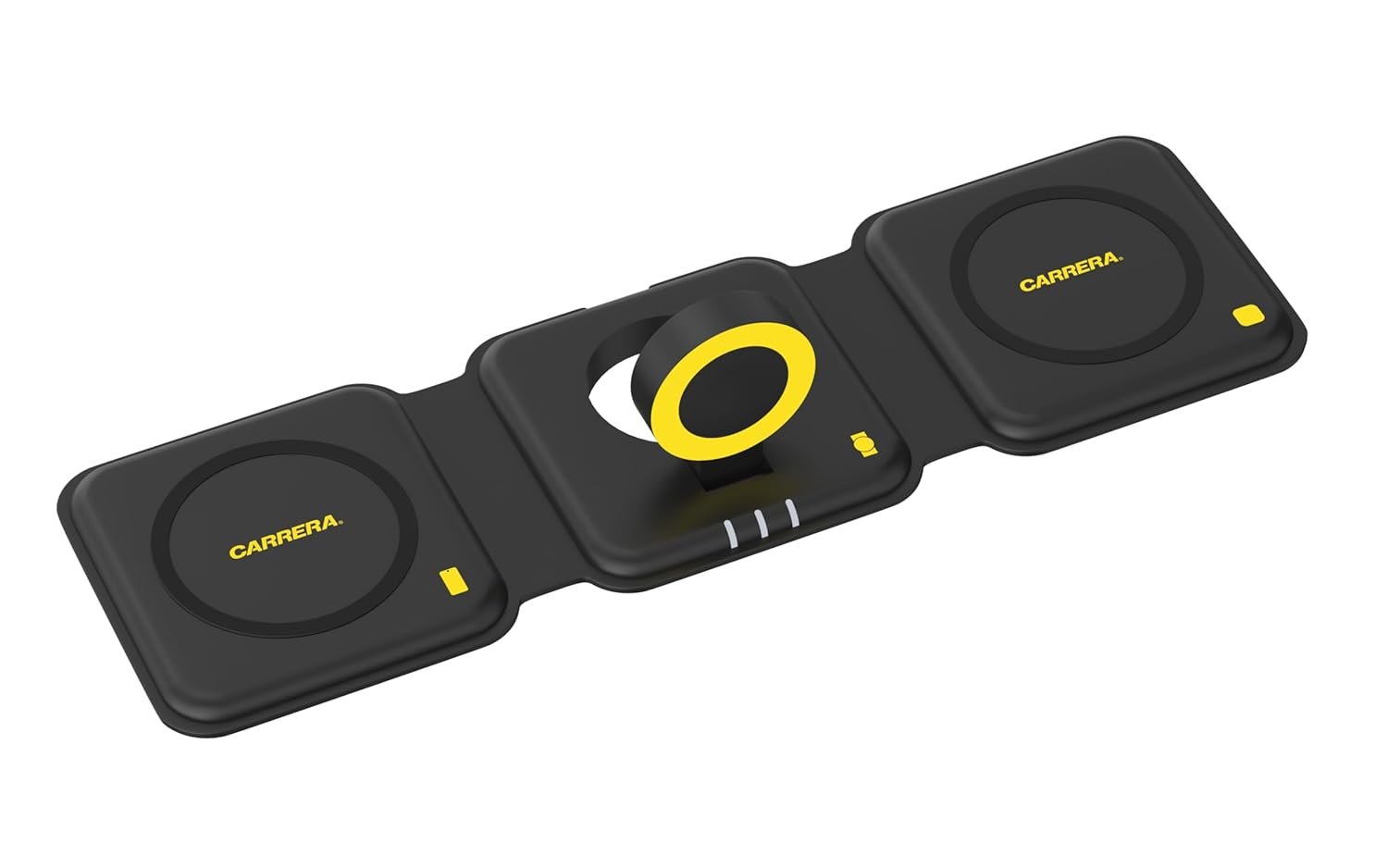 CARRERA 22.5W Magnetic 3 in 1 Foldable Wireless Charger Pad CWC-235, Magnetic 15W Fast Charging for Phone, 5W for Earbud, 2.5W for Watch, Type C Cable Included, Multi-Device Compatible - Image 6
