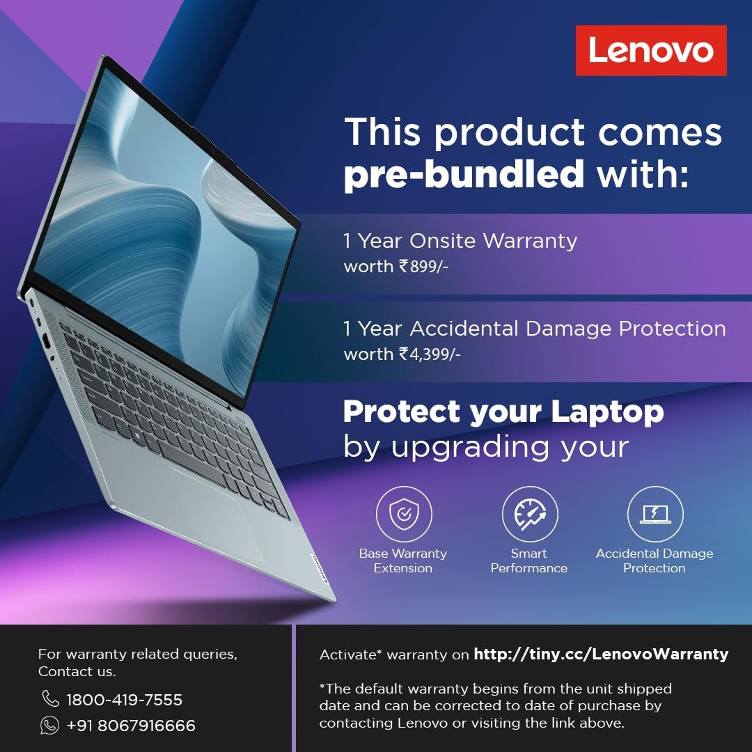 Lenovo IdeaPad Slim 3 13th Gen Intel Core i3 15.6 inch (39.6cm) FHD Laptop (8GB/512GB SSD/Windows 11/Office 2021/Alexa Built-in/1Yr ADP Free/3 Month Game Pass/Arctic Grey/1.62Kg), 82X70033IN - Image 4