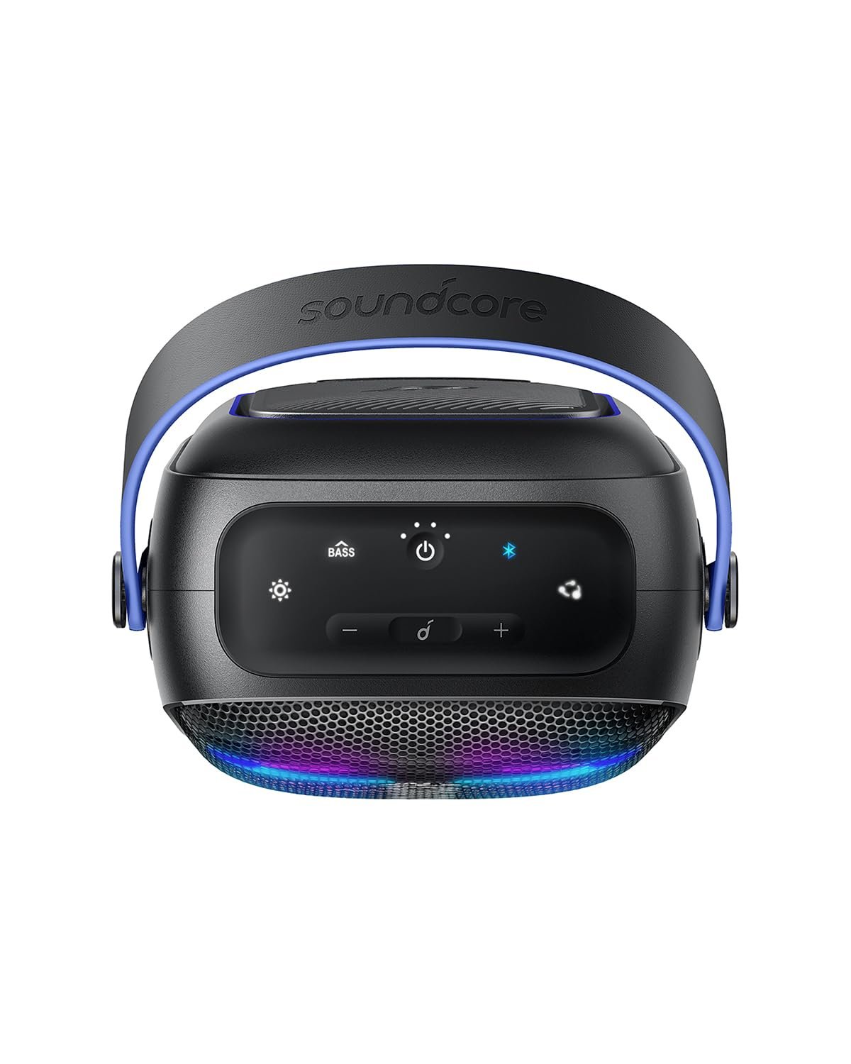 Soundcore Anker Rave Neo 2 Portable Speaker with 80W Stereo Sound,Partycast 2.0,Light Show,Ipx7 Waterproof(Floats On Water) 18H Playtime,Customizable Eq & Bass Up for Party,Backyard-Black,USB - Image 4