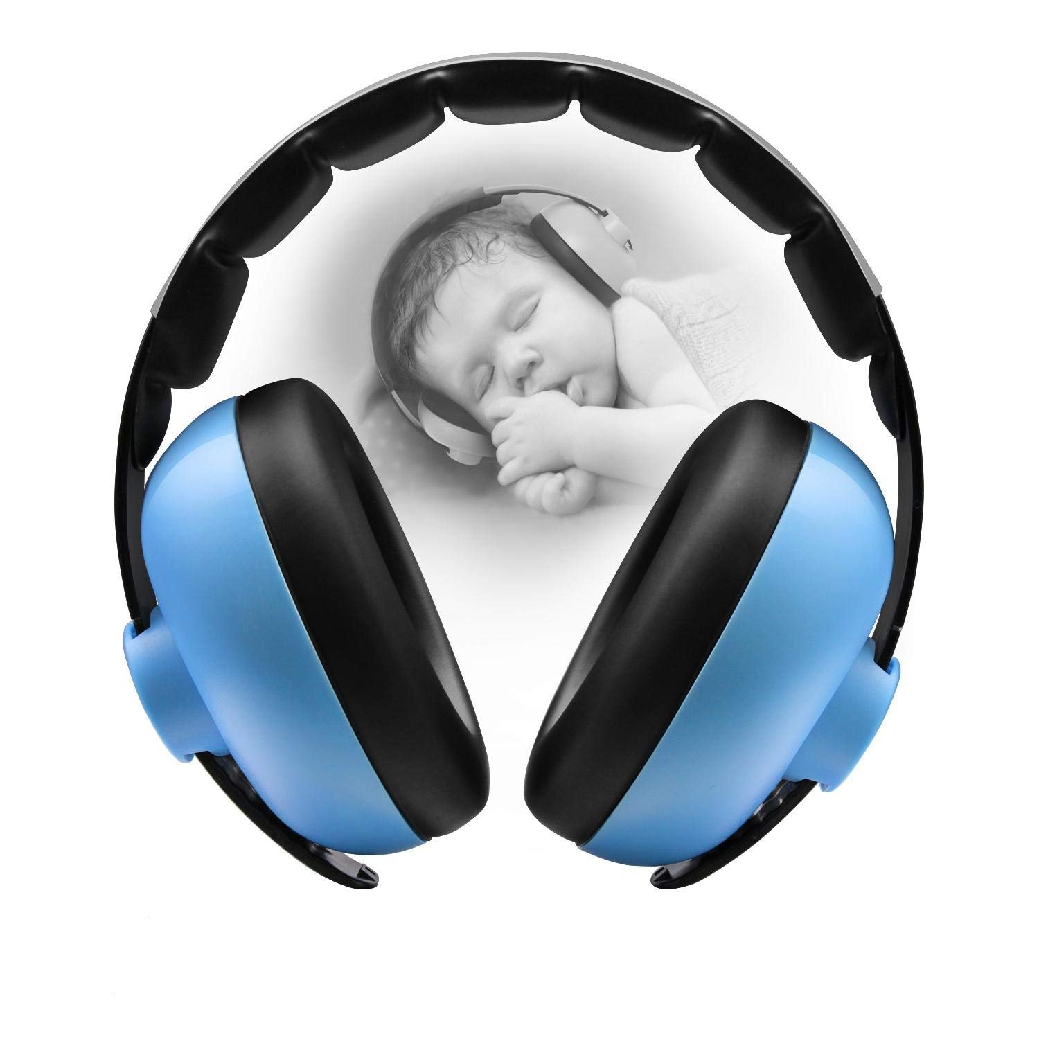 Baby Ear Protection Noise Cancelling HeadPhones for Babies for 3 Months to 2 Years (Blue) - Image 2