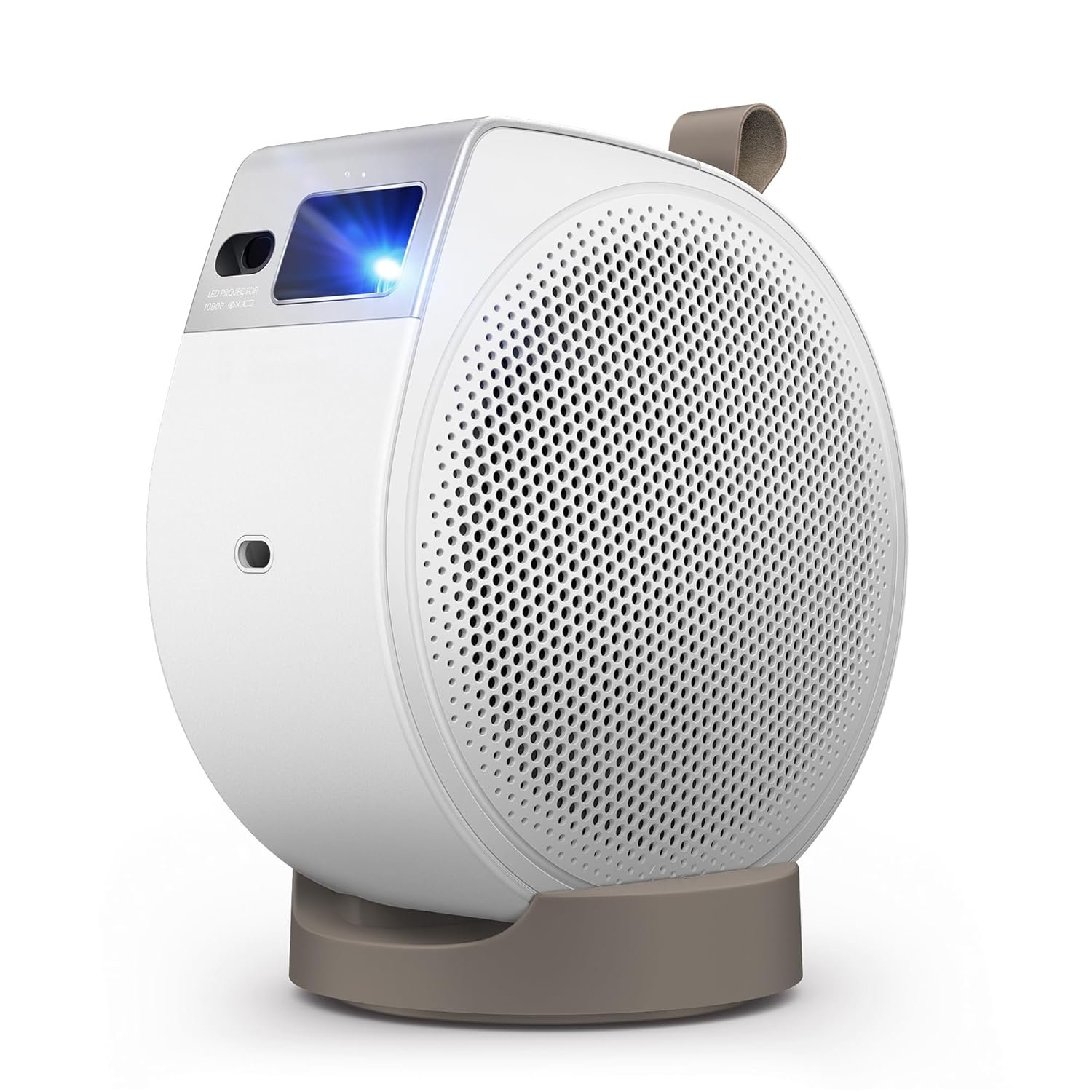 BenQ GV32 LED Portable FHD Projector,Excellent Colors 95% REC709, 500ANSI Lumens Bright,Upto 120inches Screensize,135° Projection,18W Speaker, builtin GoogleTV,WiFi,HDMI,USB-C,White - Image 2