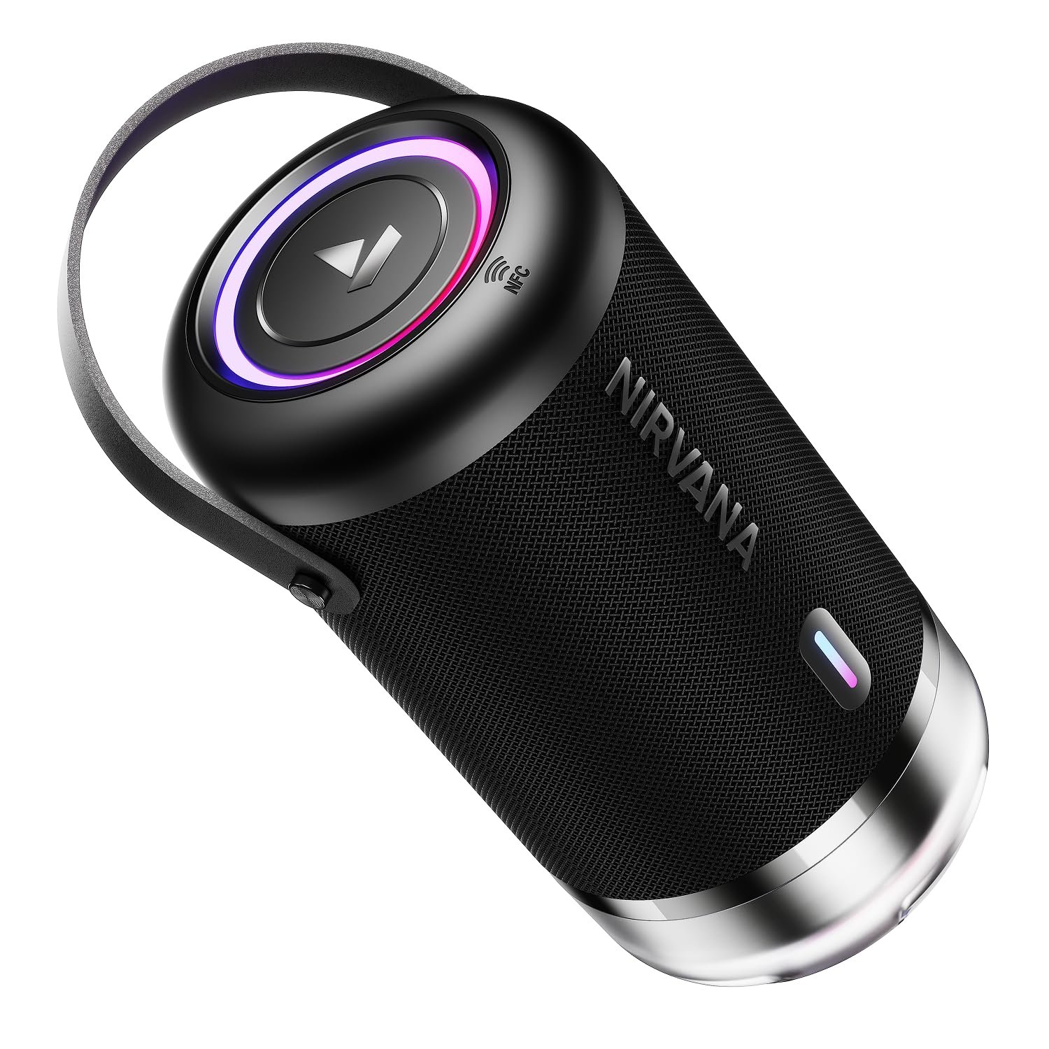 Boat 2026 Launch Nirvana Luxe,360- Surround, Spatial Audio, 100W, 15hrs Battery, Broadcast, App Support, NFC Pairing (Android), Bluetooth Speaker, Wireless Speaker, Portable Speaker (Charcoal Black) - Image 2