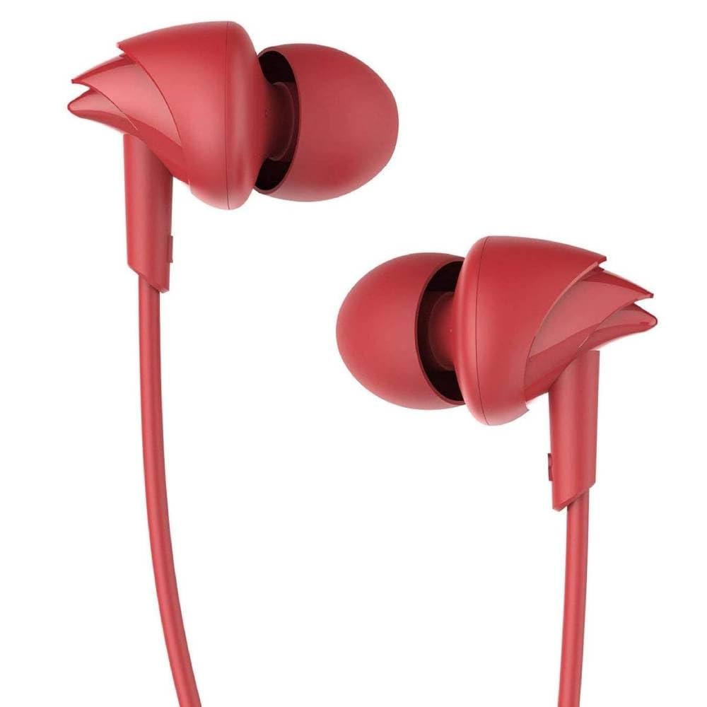Boat Bassheads 100 in Ear Wired Headphones Earphones with Mic (Furious Red) - Image 2