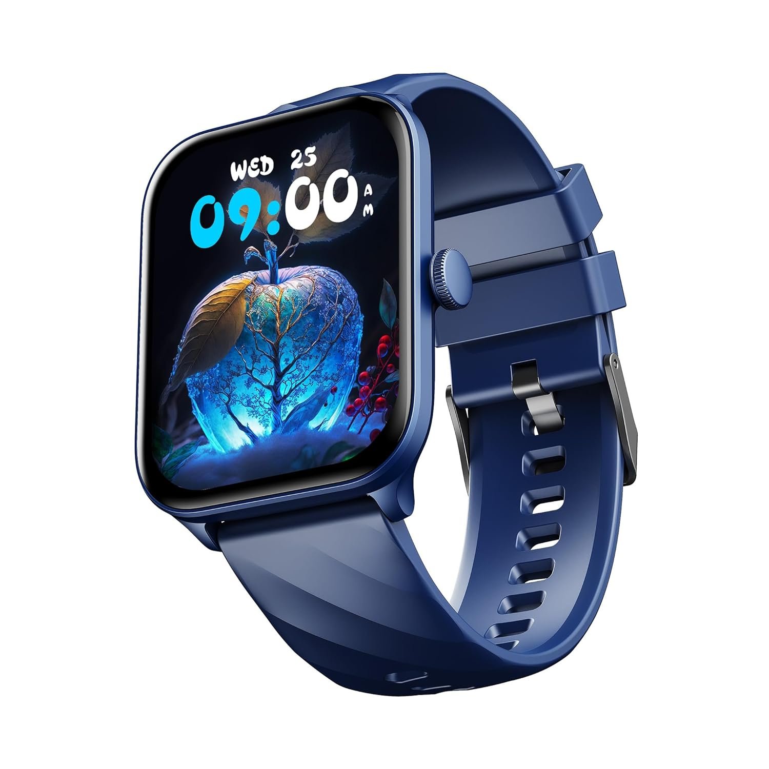 CELLECOR E5 Connect 2.01" IPS HD Display | 700 NITS | BT-Calling | AOD | IP67 | BT v5.4| Smartwatch - Blue - Image 2