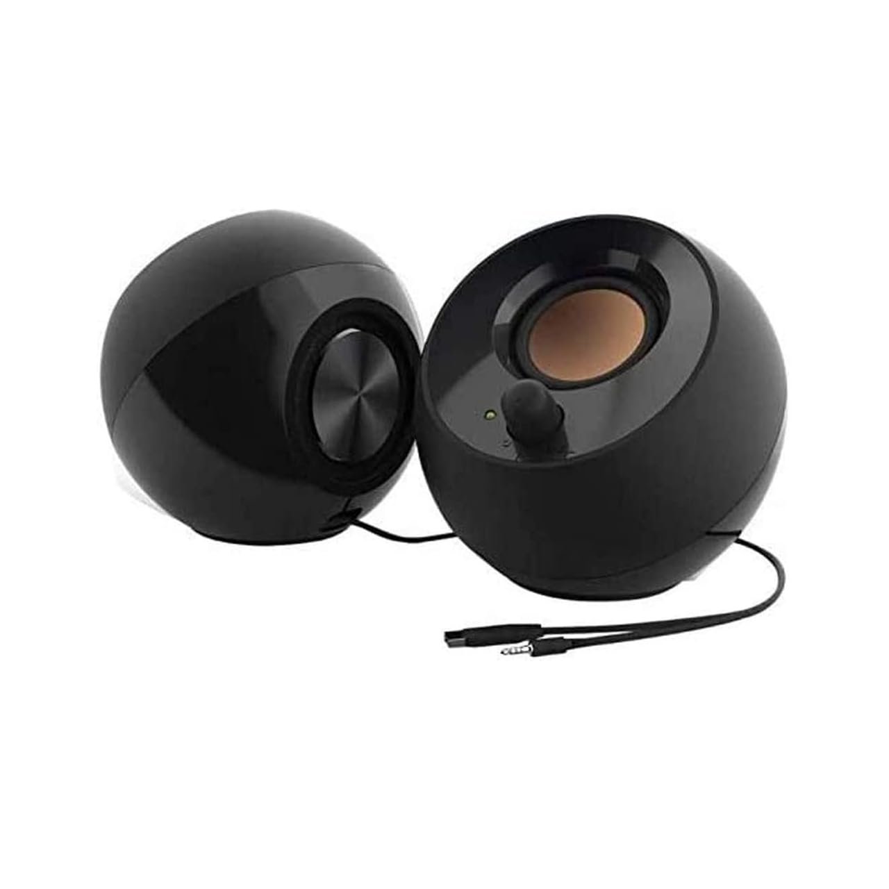 Creative Pebble 2.0 USB-Powered Desktop Speakers with Far-Field Drivers and Passive Radiators for PCs and Laptops (Black) - Image 2