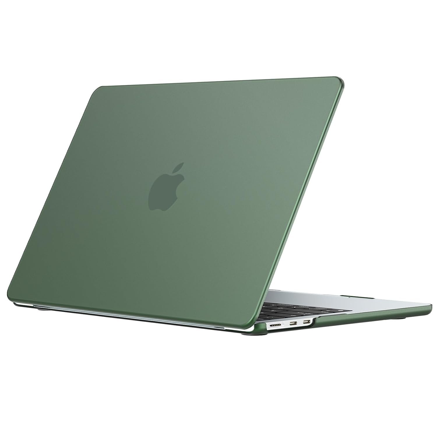 EooCoo Case Compatible for New MacBook Air 13.6 inch M4 A3240 M3 A3113 M2 A2681 with Touch ID,2025 2024 2022 Release,M2 M3 M4 Air 13'' Laptop Protective Plastic Hard Shell Cover, Matte Midnight Green - Image 2