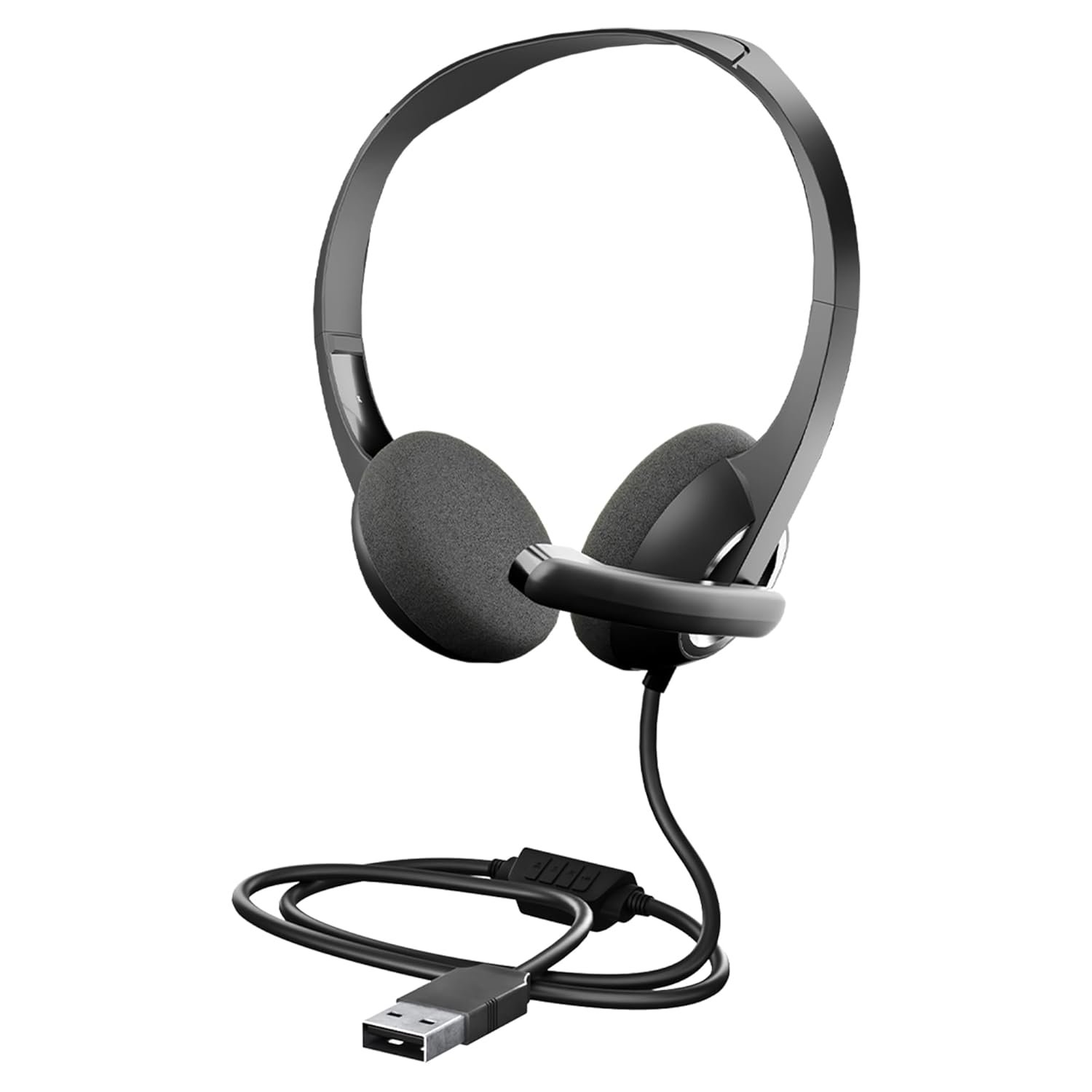 Honeywell New Suono P40 Wired On-Ear Headphones with Rotating Mic for HD Calling, Dual 40mm Drivers, Adjustable Headband for PC/Laptop/Computers, in-Built Noise canceling, Stereo Sound, Deep Bass - Image 2