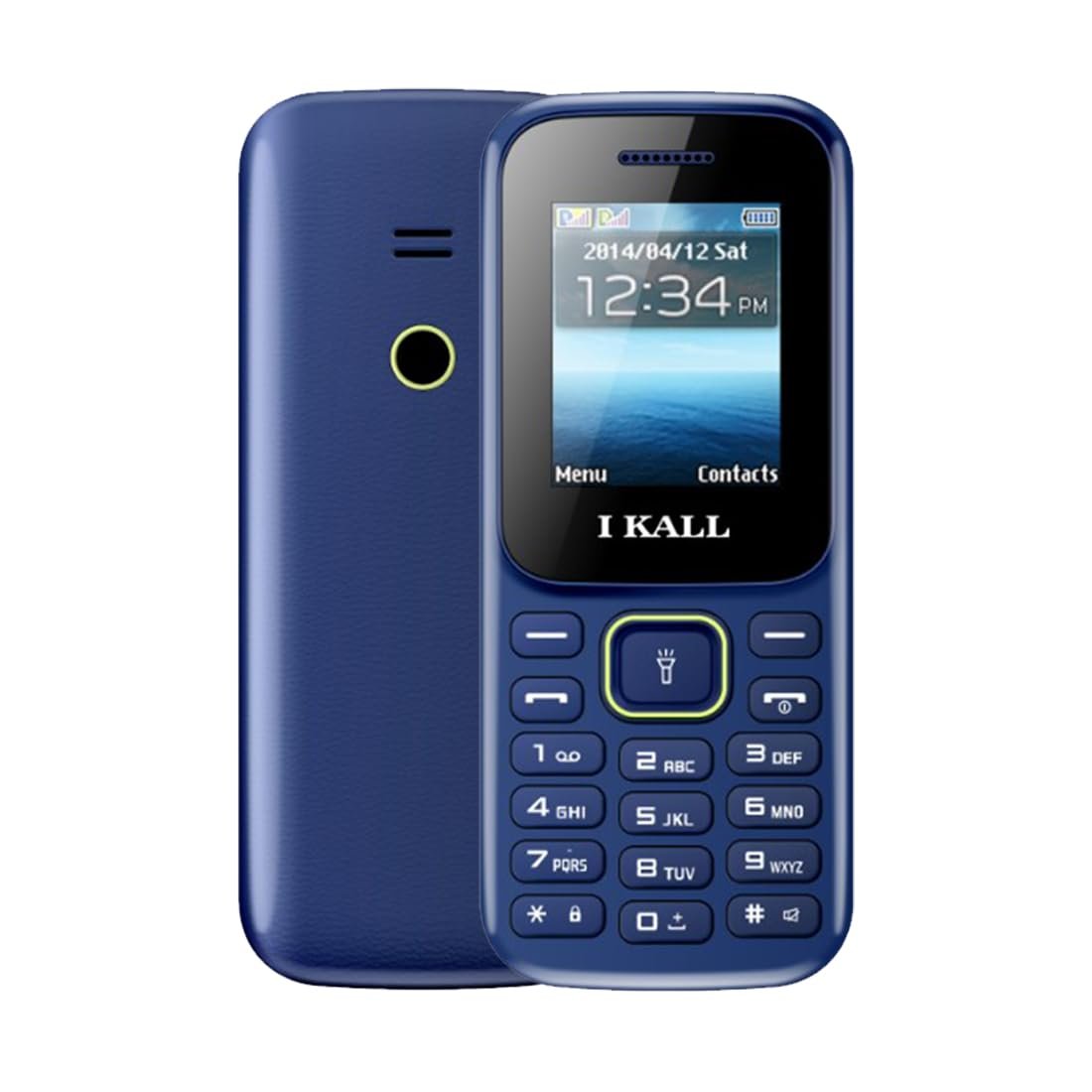 IKALL K130 Feature Phone (1.8” Display, Dual Sim) (Blue) - Image 2