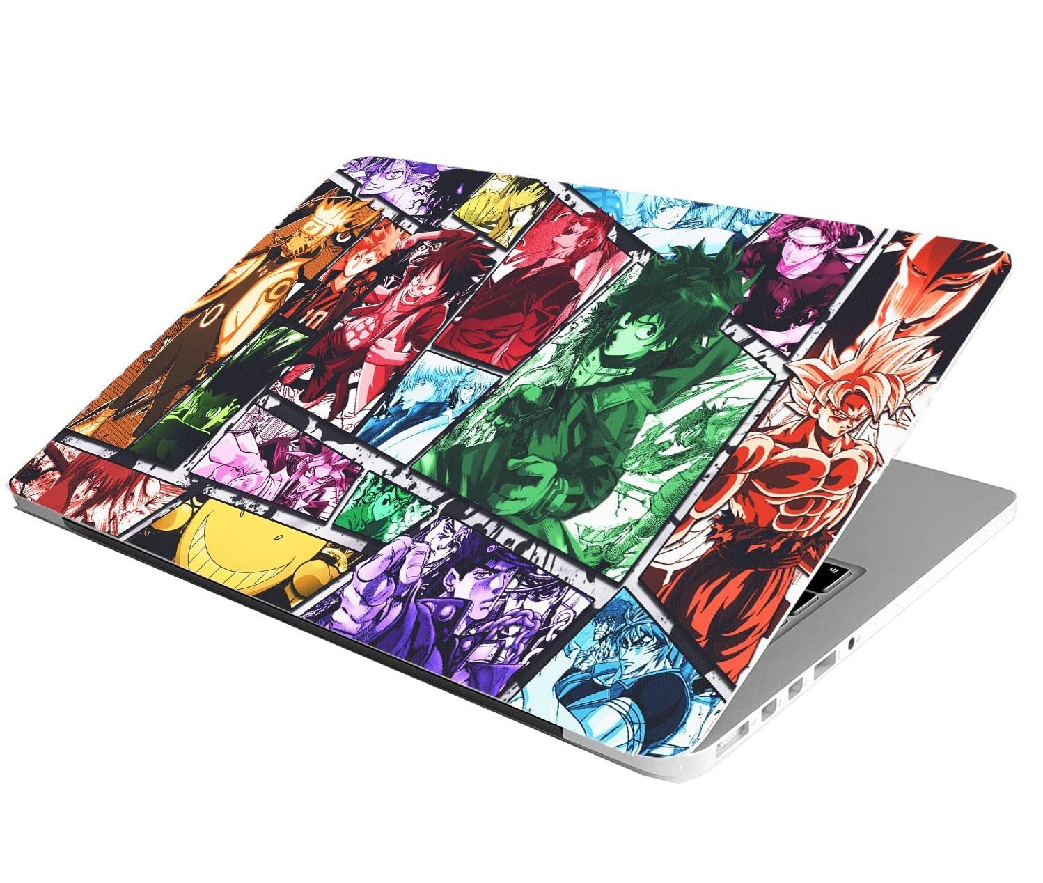 Laptop Skin Stickers Bubble-Free HD Quality Sticker for Laptops Upto 15.6" Compatible with Apple/Dell/HP/Lenovo/Acer/Asus/Sony (Dustproof|Waterproof|Scratchproof|Reusable)-Anime Multi - Image 2