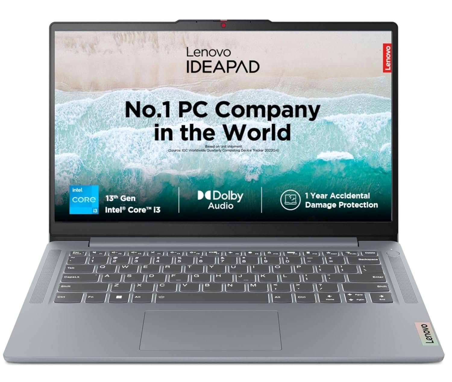 Lenovo IdeaPad Slim 3 13th Gen Intel Core i3-1315U 14 inch (35.5cm) FHD Laptop (8GB RAM/512GB SSD/Windows 11/Office 2024/Alexa Built-in/1Yr ADP Free/3 Month Game Pass/Grey/1.37Kg), 82X6005KIN - Image 2