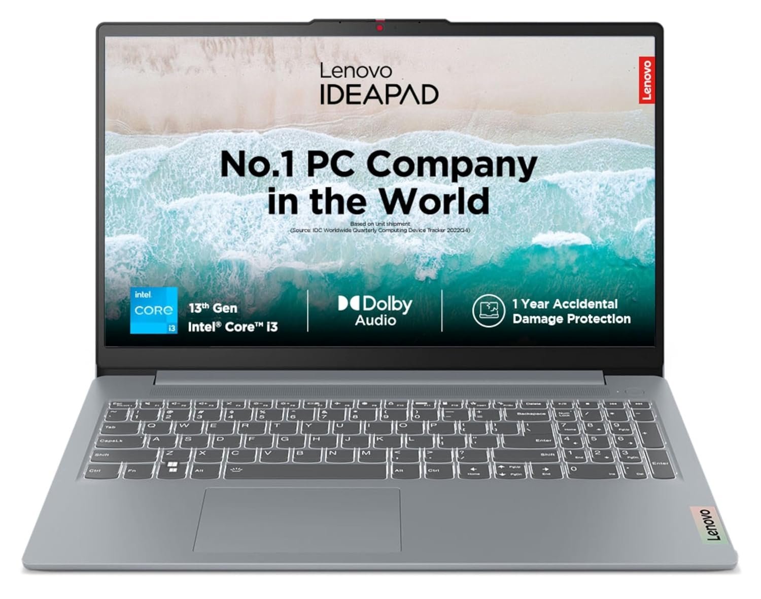 Lenovo IdeaPad Slim 3 13th Gen Intel Core i3 15.6 inch (39.6cm) FHD Laptop (8GB/512GB SSD/Windows 11/Office 2021/Alexa Built-in/1Yr ADP Free/3 Month Game Pass/Arctic Grey/1.62Kg), 82X70033IN - Image 2