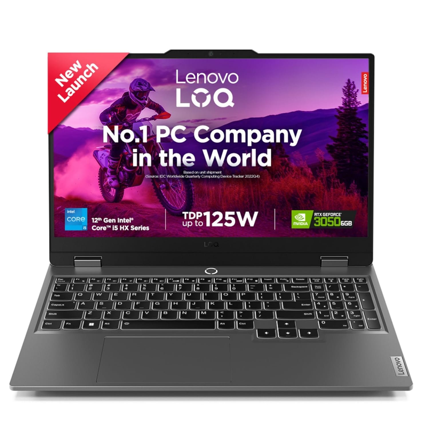Lenovo LOQ 2024 Intel Core i5-12450HX 15.6" (39.6cm) 144Hz 300Nits FHD IPS Gaming Laptop (24GB/512GB SSD/Win 11/NVIDIA RTX 3050 6GB Graphics/1Yr ADP Free/MSO 21/3 Mon Game Pass/Grey/2.4Kg), 83GS0098IN - Image 2