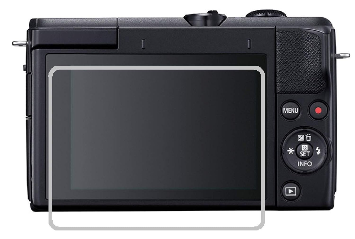 M.G.R.J® Tempered Glass Screen Protector for Canon EOS R8 / R50 / M200 / Powershot G7 X Mark III / G7X III Mirrorless Camera - Image 2