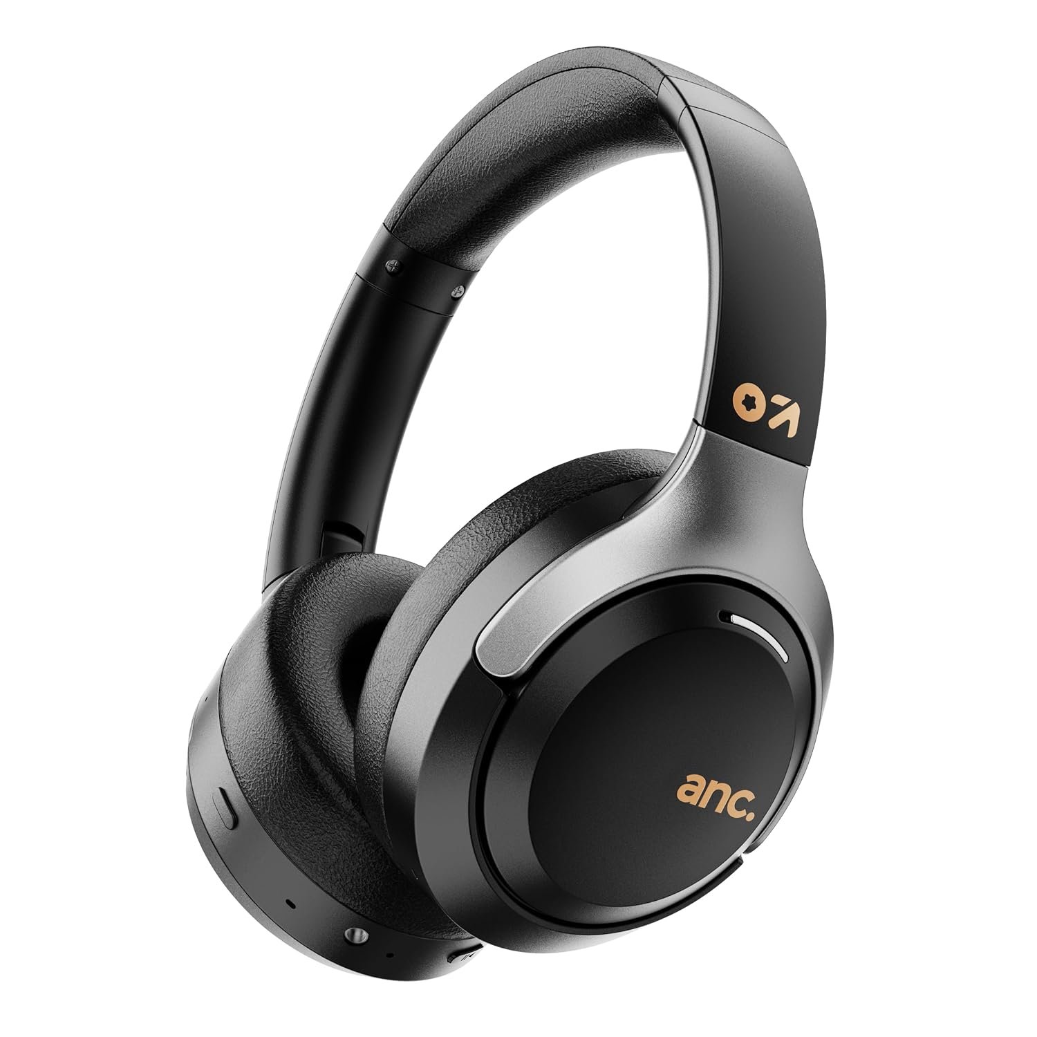 New Newly Launched Anchor Bluetooth Wireless Over Ear Headphones with Mic, Active Noise Cancellation, 72H Playtime, AUX, Type-C Fast Charging, 40mm Bass Drivers, ANC Headphones - Image 2