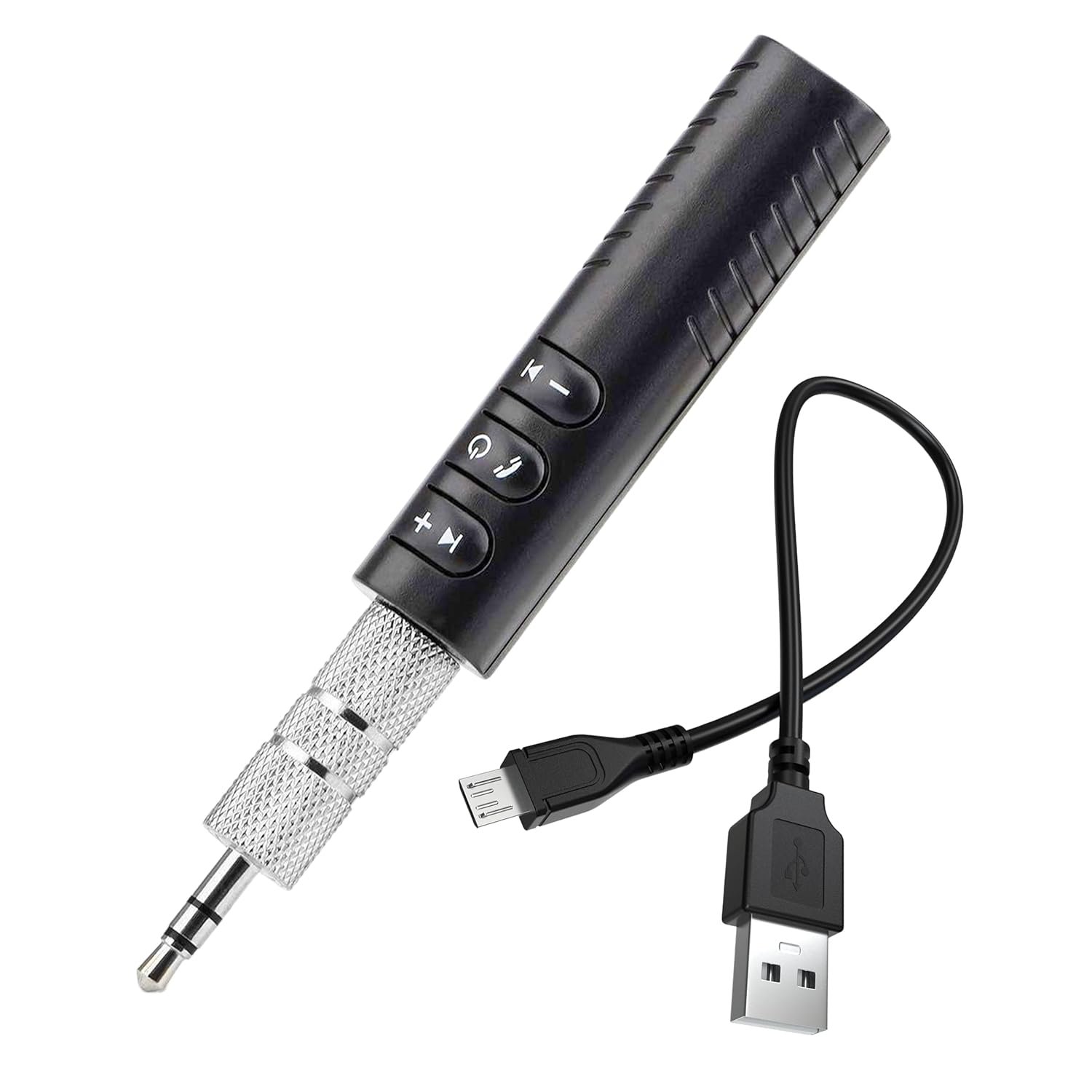 Sounce Bluetooth 5.0 Receiver for Car Bluetooth AUX Adapter, (3.5mm BT Kit) (BT Kit + Aux) - Image 2