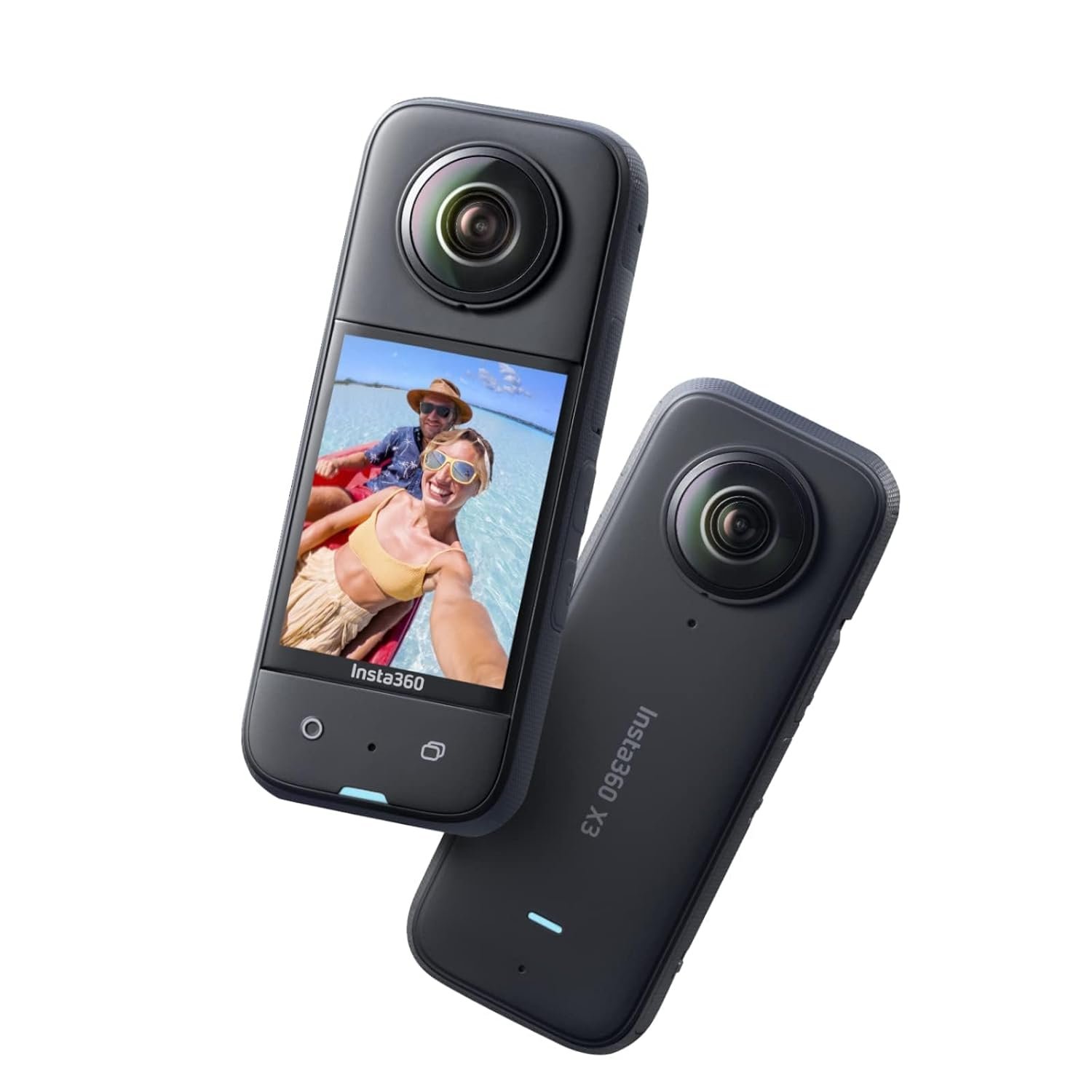 insta360 X3 Action Camera, 1/2" Sensor, 5.7K 360 Capture, Optical Zoom 3X, 72 MP 360 Photo, 4K Single Lens Mode, Black - Image 2