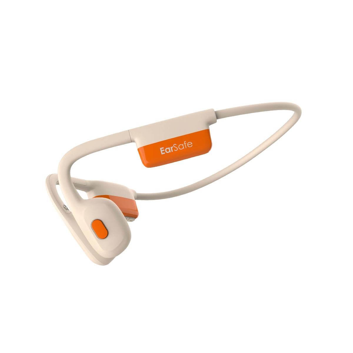 ng Earsafe Pro Mini Bone Conduction Headphone, Bluetooth Wireless Open Ear Design, IPX6 Waterproof V5.3 Headphone for Sport & Cycling & Workout, 10min Fast Charge, 9h Playtime, Lightweight (Beige) - Image 2