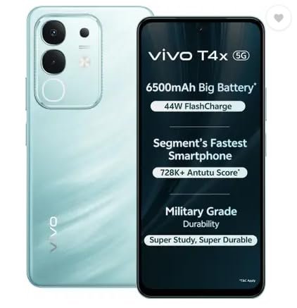 vivo T4X 5G, Glacial Teal (8GB, 128GB) - Image 2